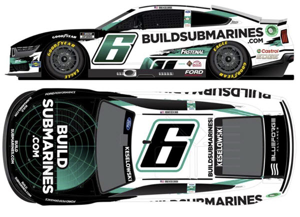 2024 Brad Keselowski NASCAR Diecast 6 Build Submarines CWC 1:24 Lionel Action RCCA Elite 99
