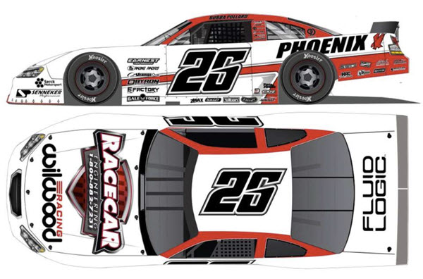 2024 Bubba Pollard NASCAR Diiecast 25 Phoenix ConstructionLate Model 1:64 CWC Lionel Action ARC 99