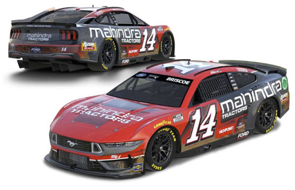 2024 Chase Briscoe NASCAR Diecast 14 Mahindra Tractors CWC 1:24 Lionel Action ARC Color Chrome 99