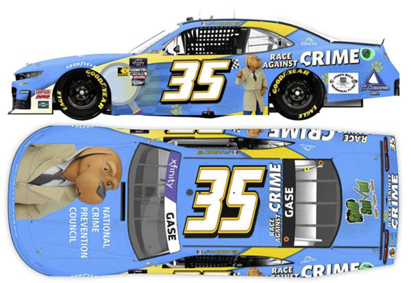 2024 Joey Gase NASCAR Diecast 53 Crime Prevention Council CWC 1:24 Action ARC 99