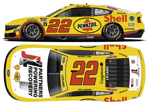 2024 Joey Logano NASCAR Diecast 22 Logano Foundation CWC 1:64 Lionel Action ARC 99