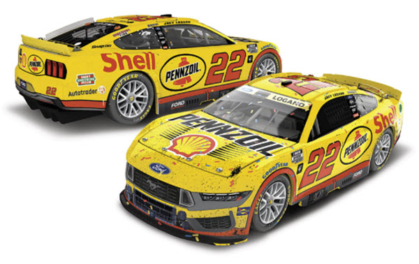 2024 Joey Logano NASCAR Diecast 22 Shell Pennzoil Phoenix Win Raced Version CWC 1:64 Lionel Action ARC Diecast Chassis 98