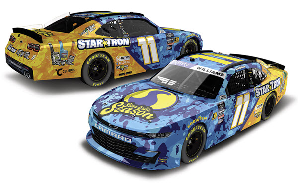 2024 Josh Williams NASCAR Diiecast 11 Star Tron 1:64 CWC Lionel Action ARC 99