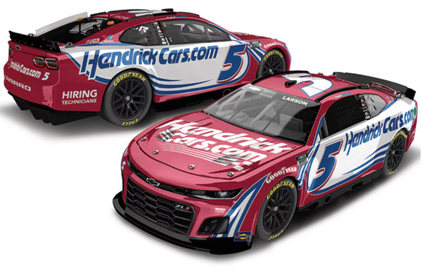 2024 Kyle Larson NASCAR Diecast 5 HendrickCars Hendrick Cars 40th Anniversary 1:64 CWC Lionel ARC 99