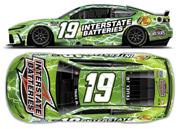 2024 Martin Truex Jr NASCAR Diecast 19 Interstate Batteries CWC 1:24 Lionel Action ARC Color Chrome 99