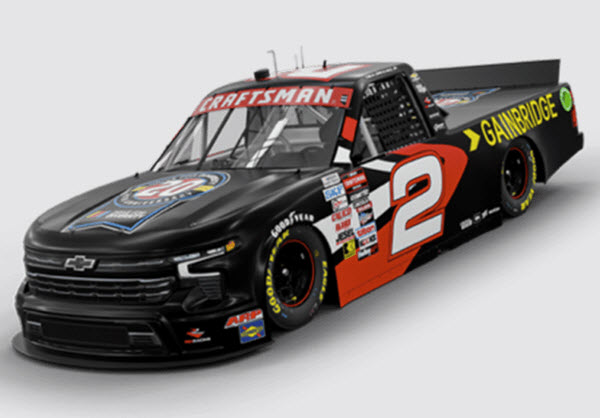 2024 Nick Sanchez NASCAR Diecast 2 Gainbridge Drive Diversity Throwback Truck 1:64 Lionel Action ARC 99