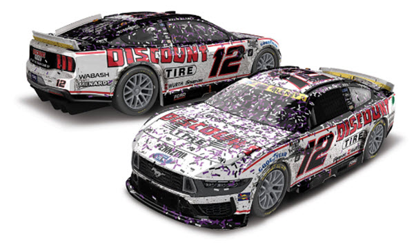 2024 Ryan Blaney NASCAR Diecast 12 Discount Tire Martinsville Win Raced Version CWC 1:64 Lionel Action ARC 98