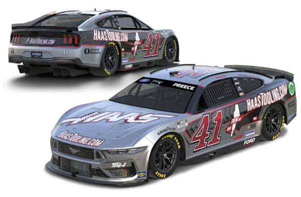 2024 Ryan Preece NASCAR Diecast 41 Hass Tooling CWC 1:24 Lionel Action ARC Color Chrome 99