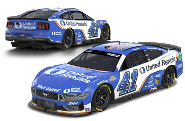 2024 Ryan Preece NASCAR Diecast 41 United Rentals CWC 1:24 Lionel Action ARC 99
