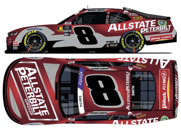 2024 Sammy Smith NASCAR Diiecast 8 Allstate Peterbilt Group 1:64 CWC Lionel Action ARC 99