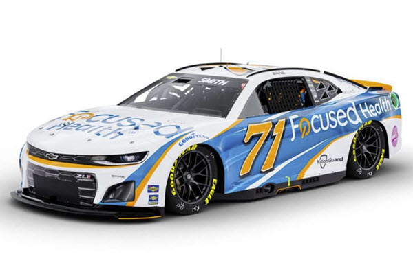 2024 Zane Smith NASCAR Diecast 71 Focused Health CWC 1:24 Lionel Action RCCA Elite 99