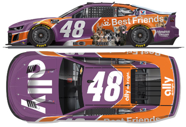 2025 Alex Bowman NASCAR Diecast 48 Ally Best Friends CWC 1:64 Lionel Action ARC 99