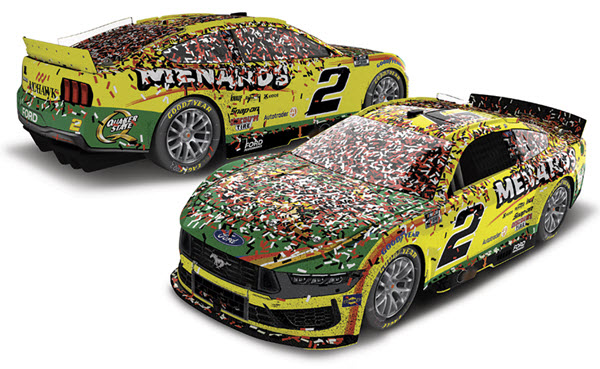 2025 Austin Cindric NASCAR Diecast 2 Menards Talladega Win Raced Version CWC 1:24 Lionel Action ARC Autographed 99