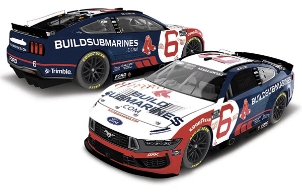 2025 Brad Keselowski NASCAR Diecast 6 Build Submarines Red Sox CWC 1:64 Lionel Action ARC 99