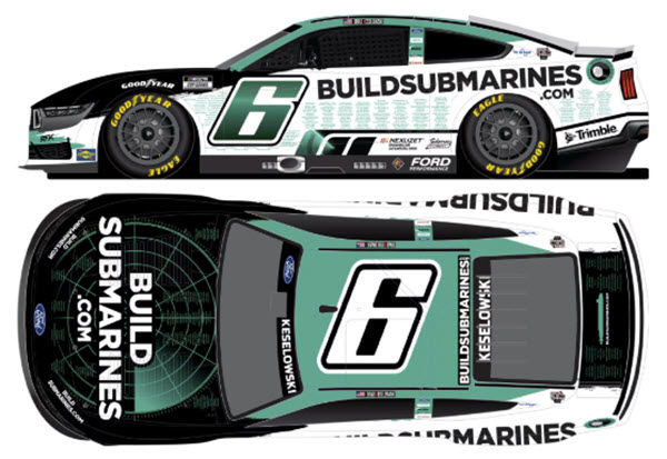 2025 Brad Keselowski NASCAR Diecast 6 Build Submarines Tribute CWC 1:64 Lionel Action ARC 99