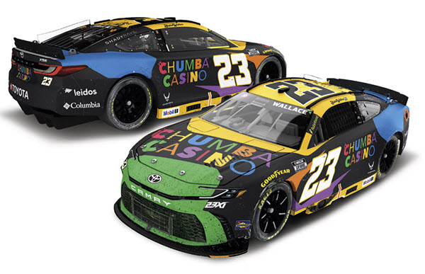 2025 Bubba Wallace NASCAR Diecast 23 Chumba Casino Indy Indianapolis Win Raced Version CWC 1:64 Lionel Action ARC 99