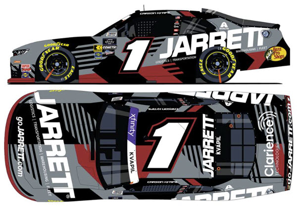 2025 Carson Kvapil NASCAR Diecast 1 Jarrett CWC 1:64 Lionel Action ARC 99