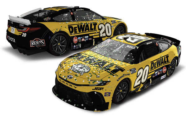 2025 Christopher Bell NASCAR Diecast 20 DeWalt COTA Win Raced Version CWC 1:24 Lionel Action RCCA Elite Clolor Chrome 98