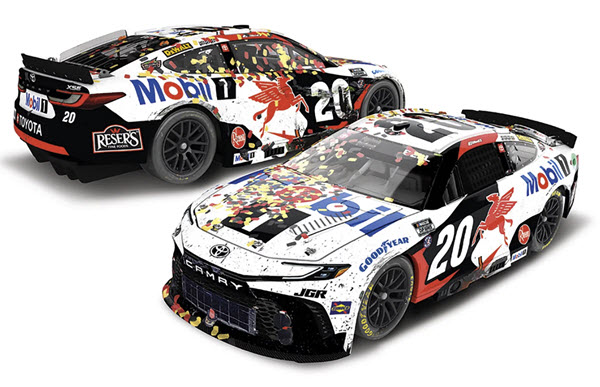 2025 Christopher Bell NASCAR Diecast 20 Mobil All Star Win Raced Version CWC 1:64 Lionel Action ARC 98