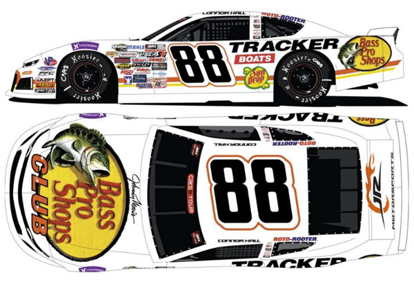 2025 Connor Hall NASCAR Diecast 88 Bass Pro Late Model CWC 1:24 Lionel Action ARC 99