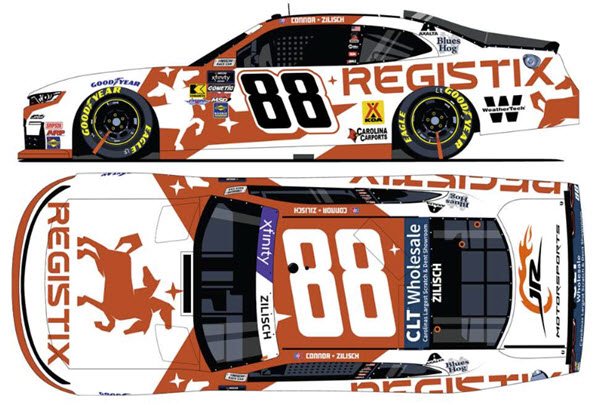 2025 Connor Zilisch NASCAR Diecast 88 Registix 1:24 CWC Lionel Action ARC 99