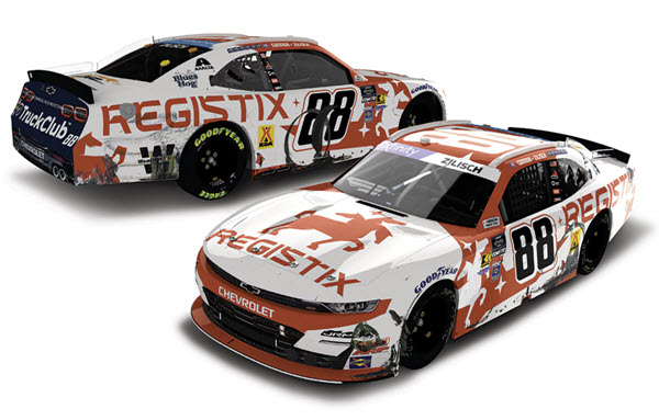 2025 Connor Zilisch NASCAR Diecast 88 Registix Watkins Glen Win Raced Version 1:24 CWC Lionel Action ARC 99