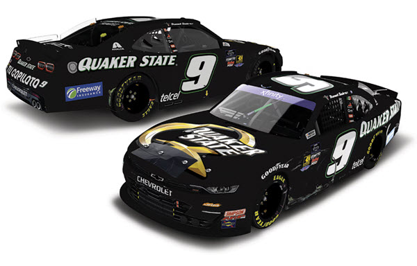 2025 Daniel Suarez NASCAR Diecast 9 Quaker State Mexico City Win Raced Version CWC 1:24 Lionel Action ARC Autographed 99