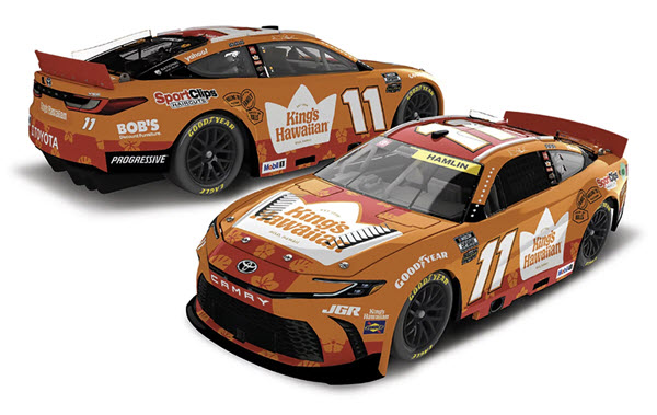 2025 Denny Hamlin NASCAR Diecast 11 Kings Hawaiian CWC 1:24 Lionel Action ARC 99
