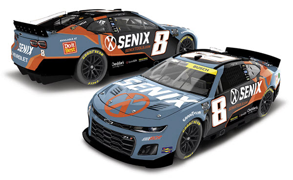 2025 Kyle Busch NASCAR Diecast 8 Senix CWC 1:24 Lionel Action ARC Color Chrome 99