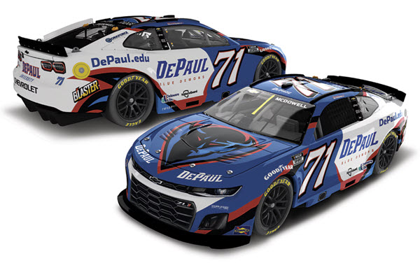 2025 Michael McDowell NASCAR Diecast 71 DePaul CWC 1:24 Lionel Action ARC 99