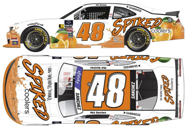 2025 Nick Sanchez NASCAR Diecast 48 Spiked Coolers CWC 1:64 Lionel Action ARC 99