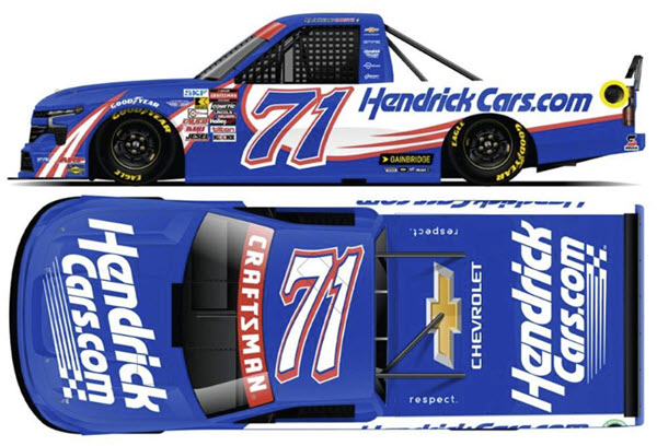 2025 Rajah Caruth NASCAR Diecast 71 Hendrick Cars Truck 1:64 Lionel Action ARC 99