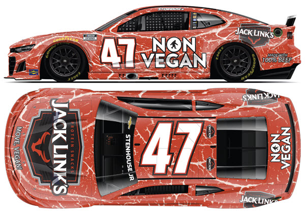 2025 Ricky Stenhouse NASCAR Diecast 47 Jack Links Non Vegan CWC 1:64 Lionel Action ARC 99