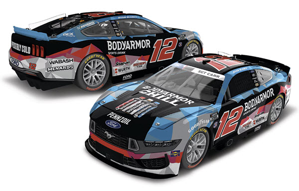 2025 Ryan Blaney NASCAR Diecast 12 BodyArmor Chill CWC 1:24 Lionel Action ARC Autographed 99