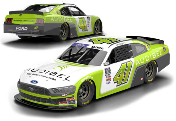 2025 Sam Mayer NASCAR Diecast 41 Audibel 1:64 CWC Lionel Action ARC 99