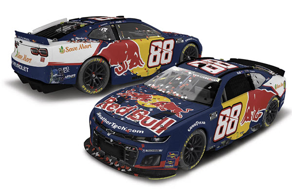 2025 Shane Van Gisbergen NASCAR Diecast 88 Red Bull Sonoma Win Raced Version 1:24 CWC Lionel Action ARC 99