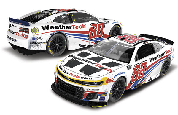 2025 Shane Van Gisbergen NASCAR Diecast 88 WeatherTech Chicago Win Raced Version 1:24 CWC Lionel Action ARC Autographed 99