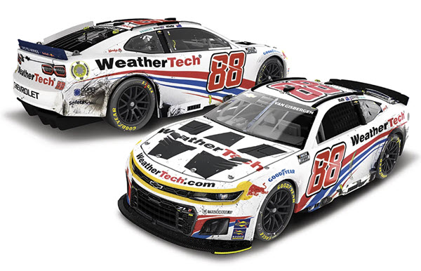 2025 Shane Van Gisbergen NASCAR Diecast 88 WeatherTech Watkins Glen Win Raced Version 1:24 CWC Lionel Action RCCA Elite Dual Autographed 99