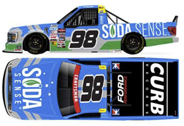 2025 Ty Majeski NASCAR Diecast 98 Soda Sense Truck 1:64 Lionel Action ARC 99