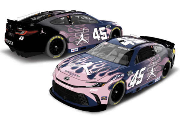 2025 Tyler Reddick NASCAR Diecast 45 Jordan Brand Desert Sun CWC 1:24 Lionel Action ARC Autographed 98