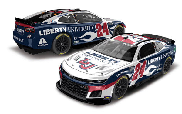 2025 William Byron NASCAR Diecast 24 Liberty University CWC 1:64 Lionel Action ARC 99