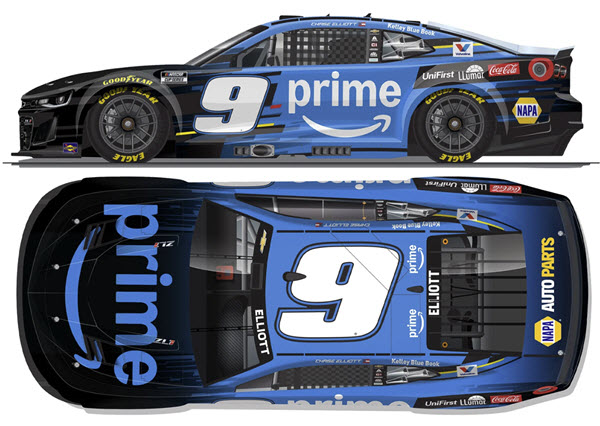 2026 Chase Elliott NASCAR Diecast 9 Amazon Prime CWC 1:24 Lionel Action RCCA Elite Premier 99