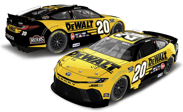 2026 Christopher Bell NASCAR Diecast 20 DeWalt CWC 1:24 Lionel Action ARC 99