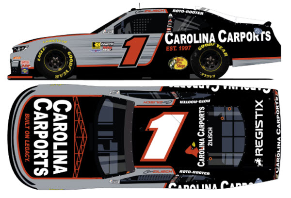 2026 Connor Zilisch NASCAR Diecast 1 Carolina Carports 1:64 CWC Lionel Action ARC 99