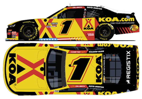 2026 Connor Zilisch NASCAR Diecast 1 KOA 1:24 CWC Lionel Action ARC 99