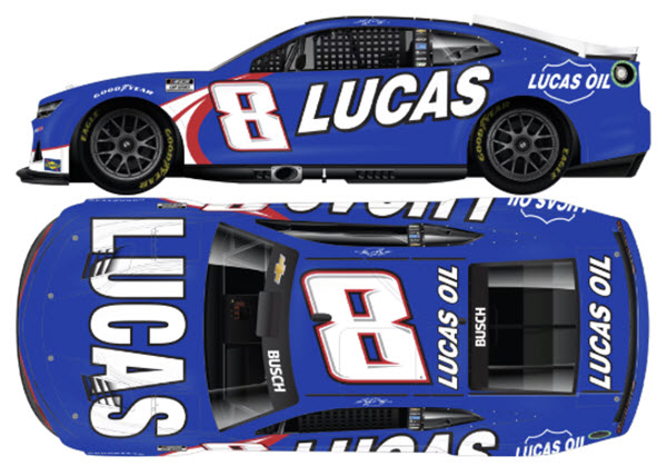 2026 Kyle Busch NASCAR Diecast 8 Lucas Oil CWC 1:24 Lionel Action ARC Color Chrome 99