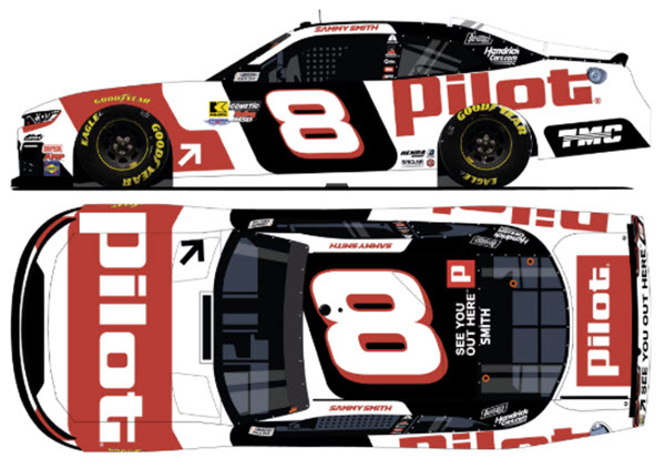 2026 Sammy Smith NASCAR Diiecast 8 Pilot 1:24 CWC Lionel Action ARC Autographed 99