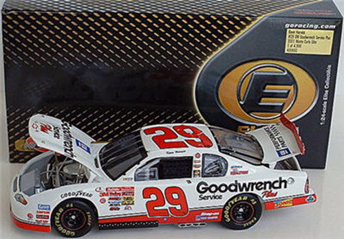 29 Kevin Harvick Diecast 2001 GMGW GM Goodwrench Rookie CWC 1:24 Action RCCA Elite 1