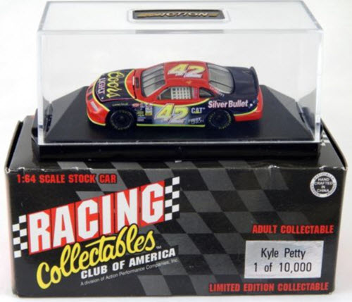 42 Kyle Petty NASCAR Diecast 1996 Coors Light CWC 1:64 Action RCCA Club Car 1