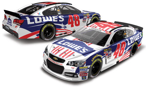 48 Jimmie Johnson Diecast 2015 Lowes Patriotic Charlotte CWC Generic